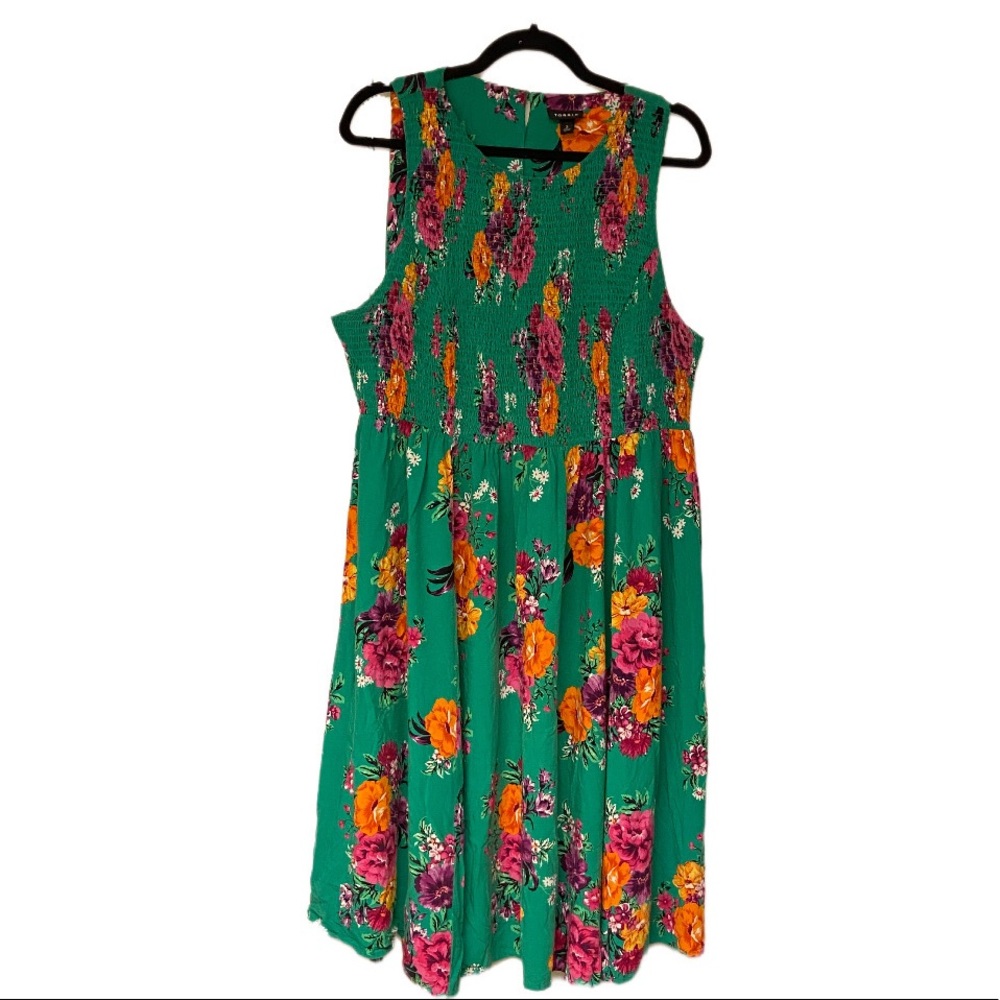 Torrid Floral Sleeveless Dress